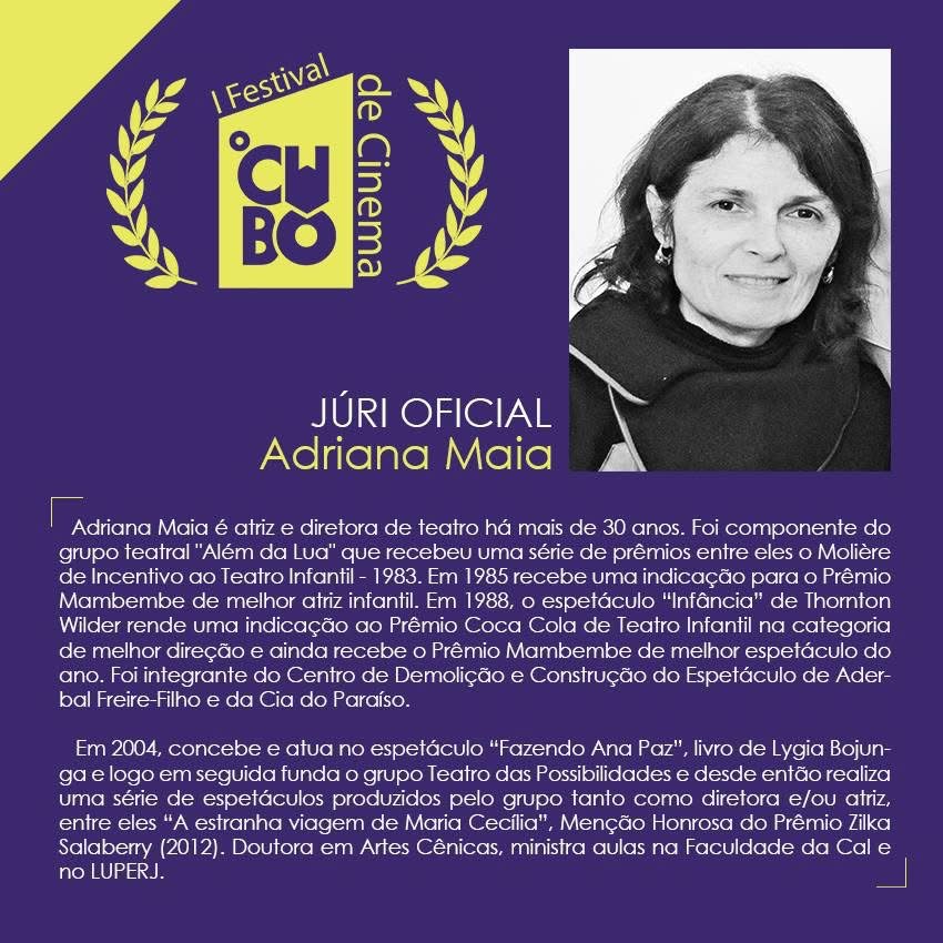 Adriana Maia — Júri Oficial Festival I (2014)