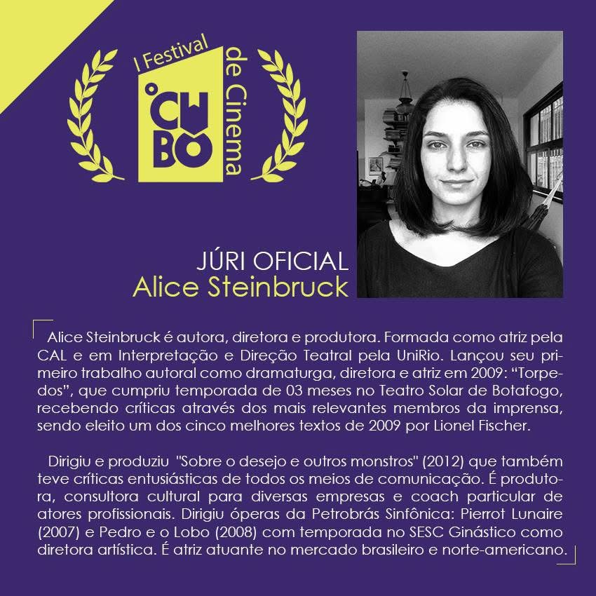 Alice Steinbruck — Júri Oficial Festival I (2014)