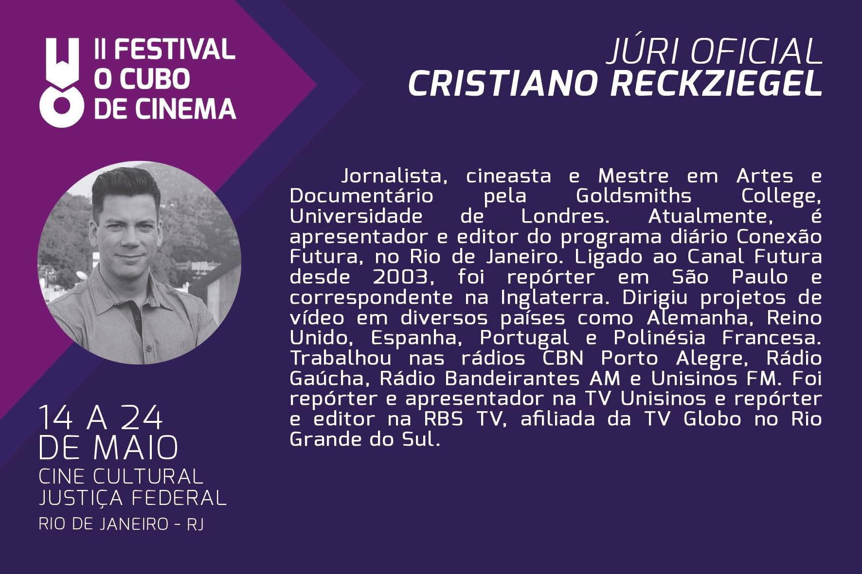 Cristiano Reckziegel — Júri Oficial Festival II (2015)