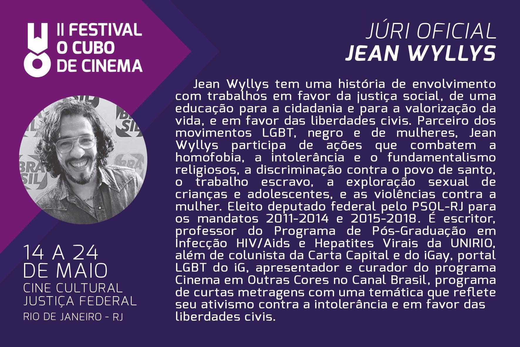 Jean Wyllys — Júri Oficial Festival II (2015)