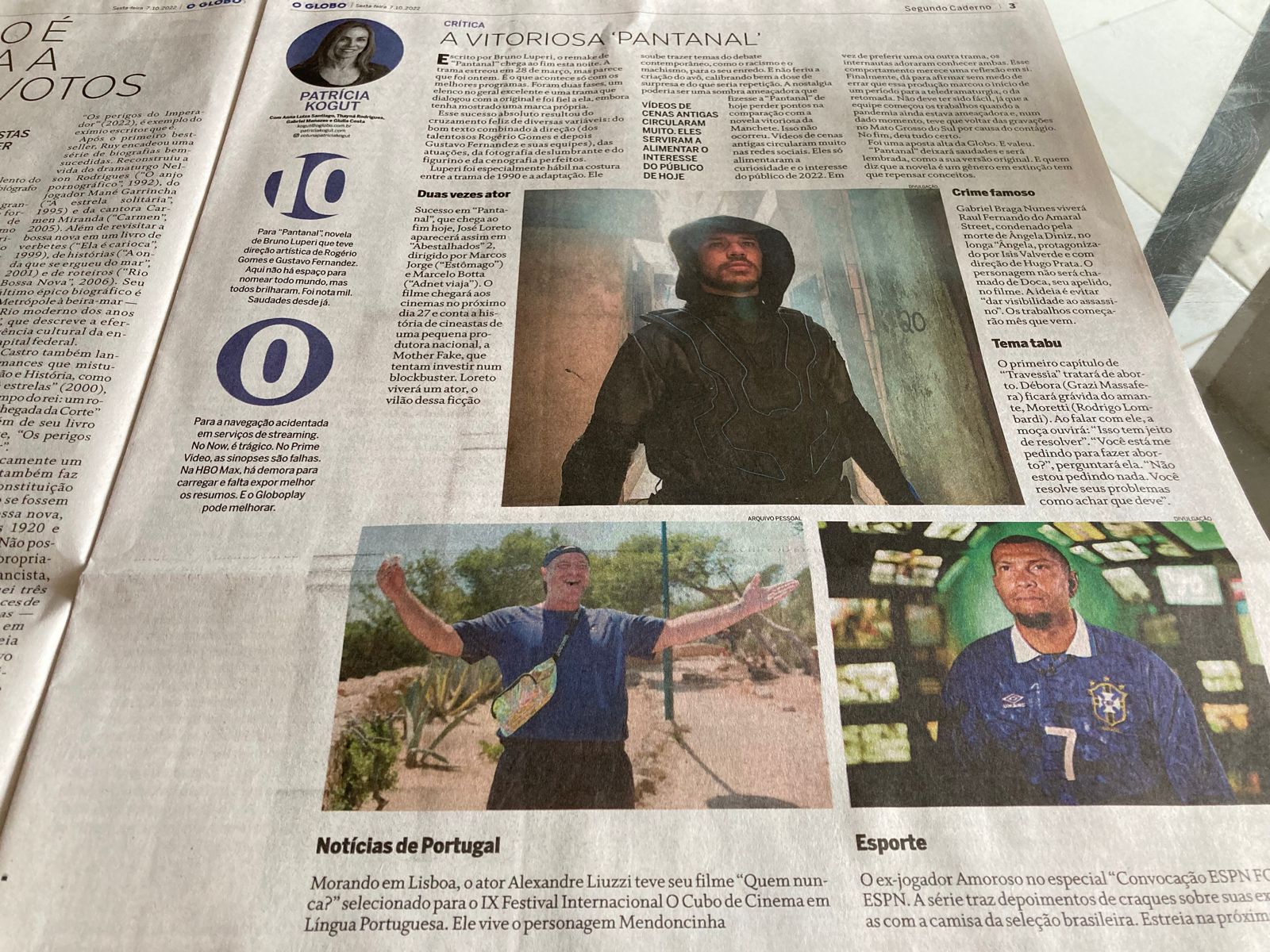O Globo · Segundo Caderno (impresso) — Notícias de Portugal — IX Festival Internacional O Cubo de Cinema
