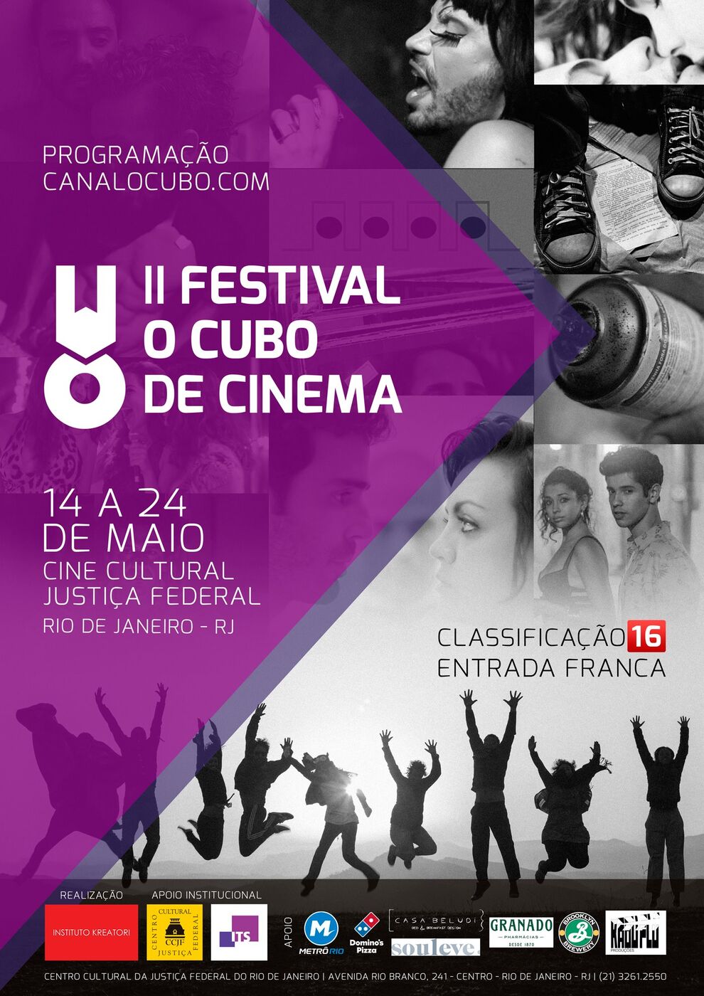 Cartaz II Festival O Cubo — 2015