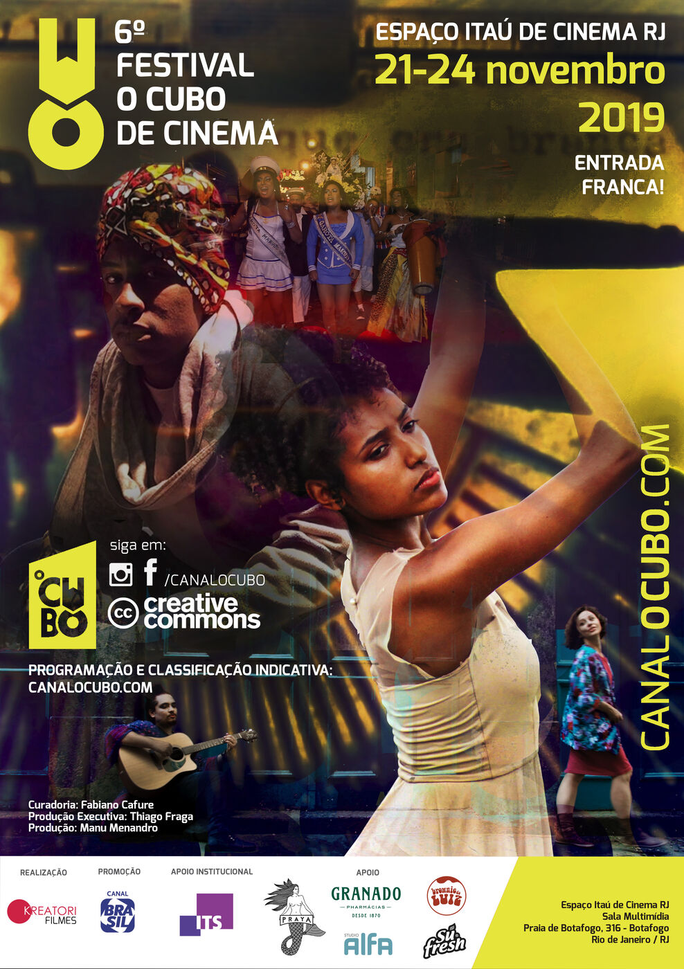 Cartaz VI Festival O Cubo — 2019