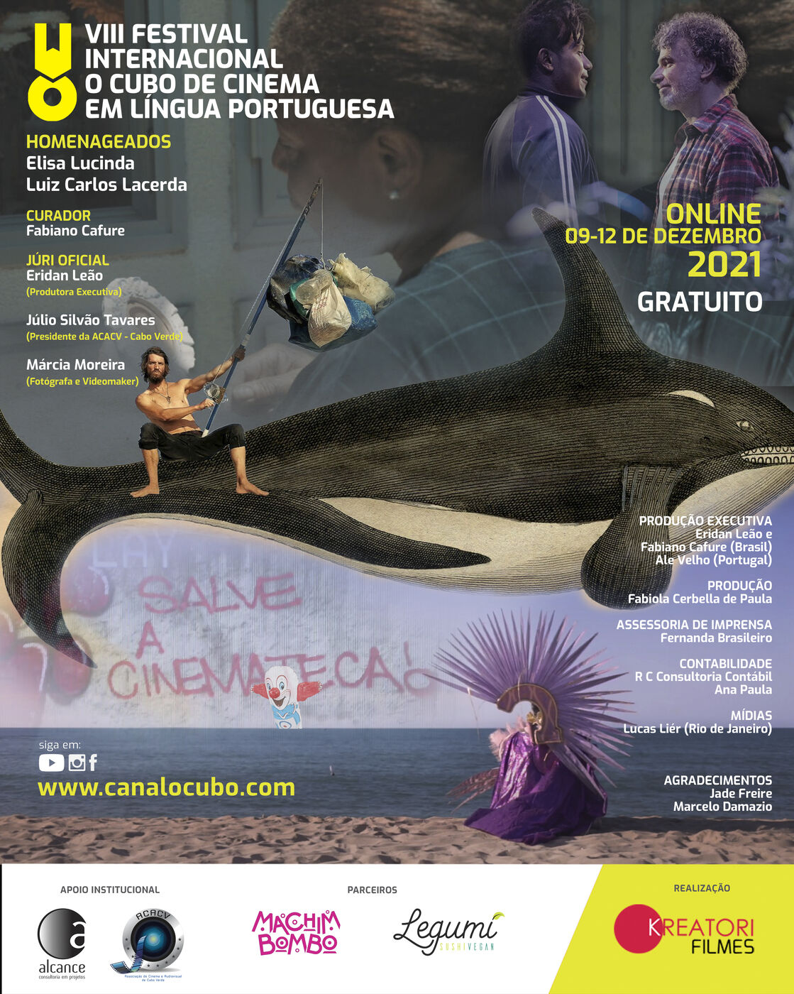 Cartaz VIII Festival O Cubo — 2021